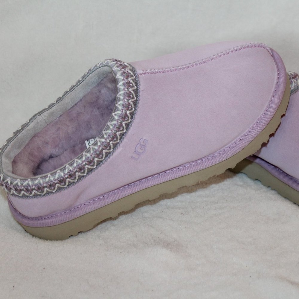 UGG TASMAN SUEDE SLIPPERS LAVENDER PURPLE PINK